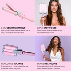 Glisca PRO Hair Waver - Pink
