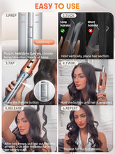 Fast Heating and One-Button Automatic Curling iron