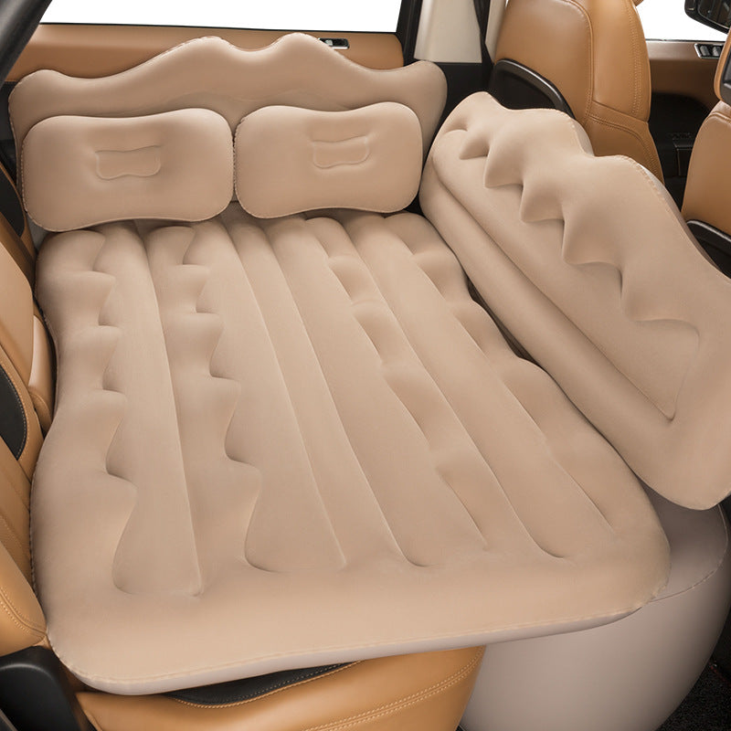 Inflatable Car Air Mattress – Back Seat Travel Bed for Cars, SUVs & Camping