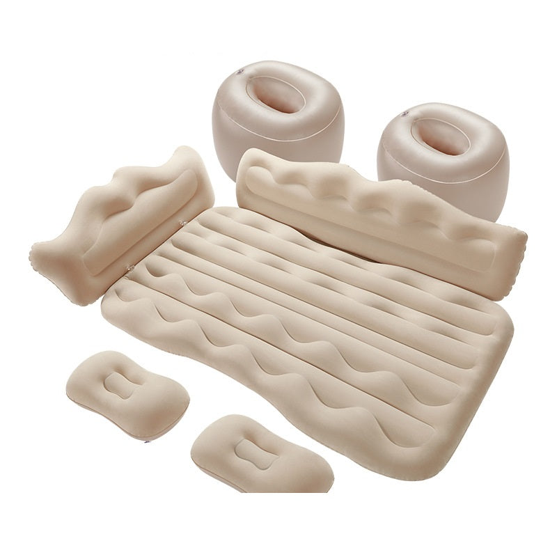 Inflatable Car Air Mattress – Back Seat Travel Bed for Cars, SUVs & Camping