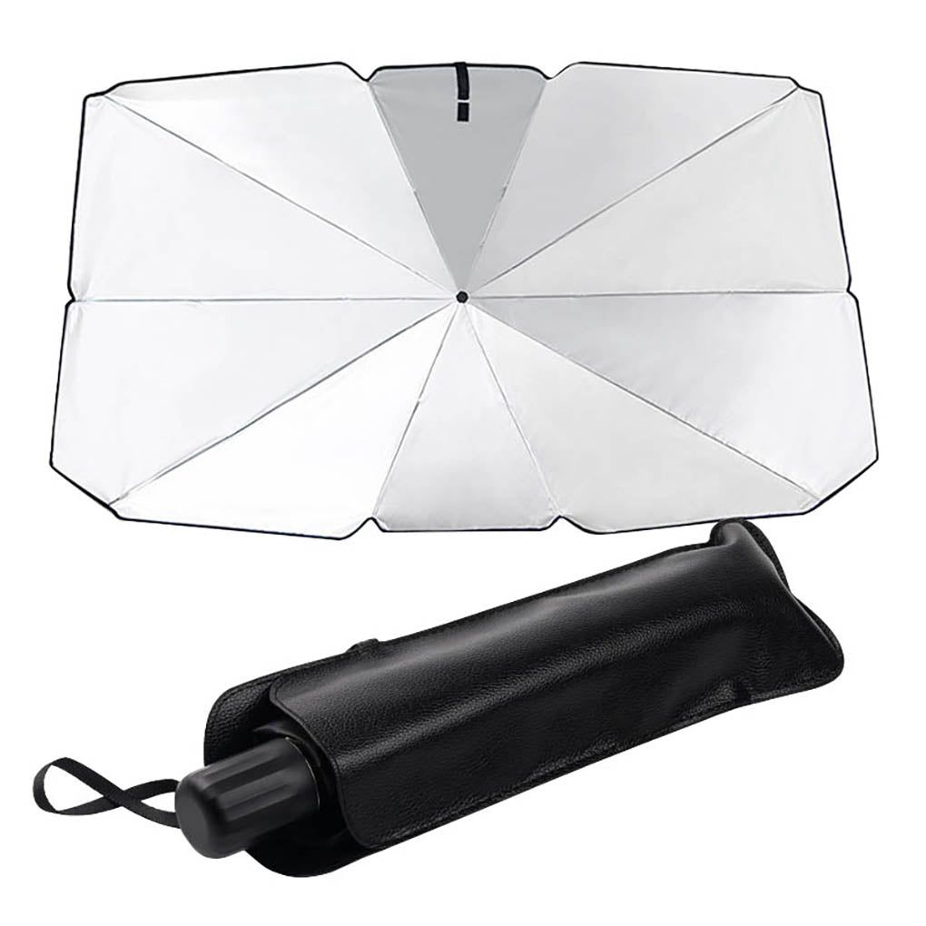 Foldable Car Windshield Sunshade Umbrella – UV Protection & Heat Reflective Front Window Cover
