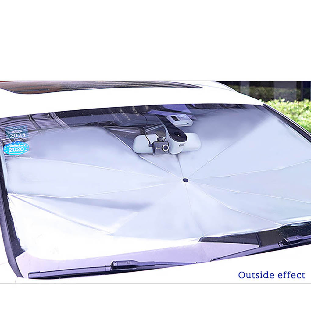 Foldable Car Windshield Sunshade Umbrella – UV Protection & Heat Reflective Front Window Cover