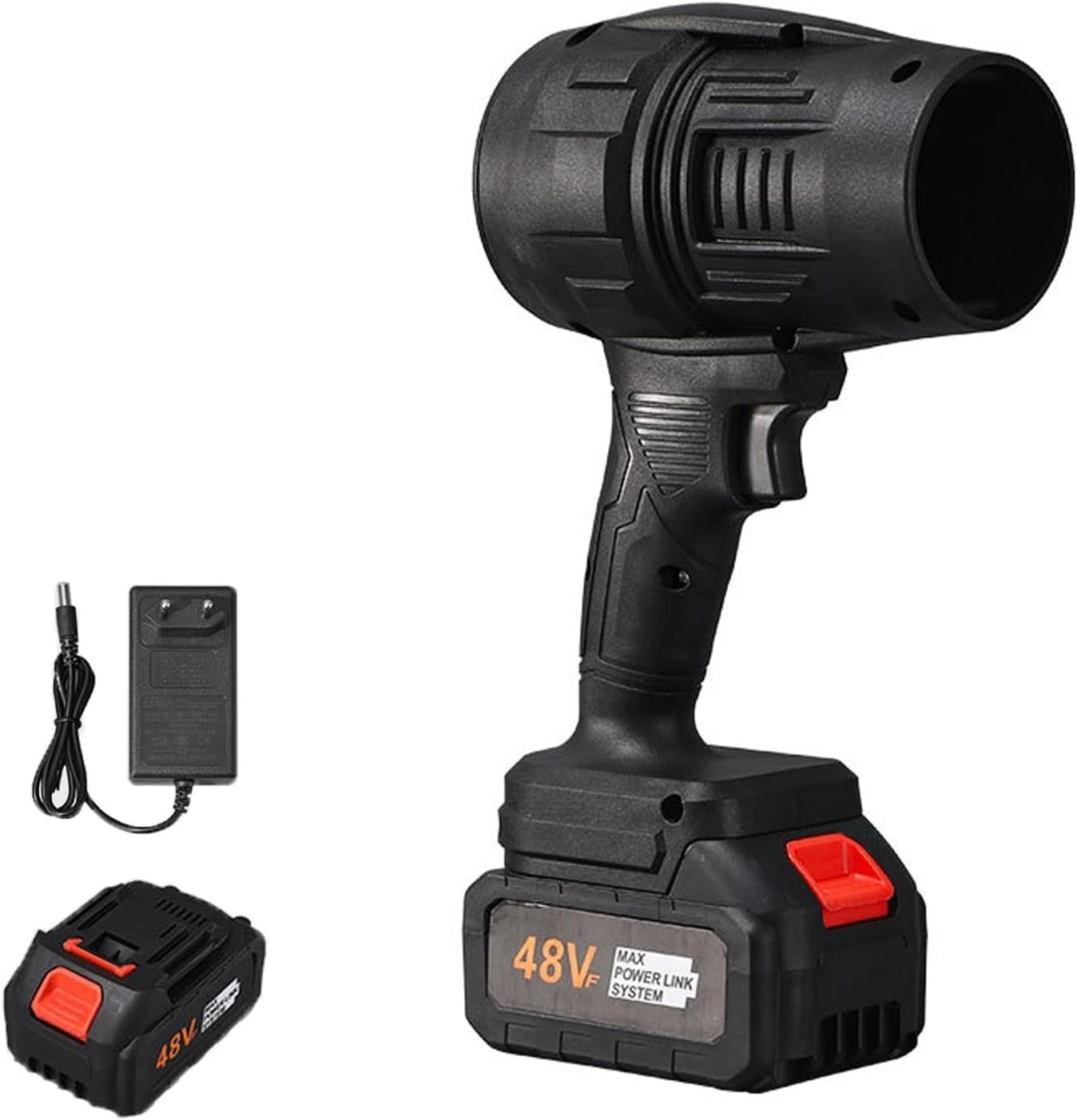 Cordless Turbo Jet Blower – 48V High-Speed Electric Air Duster with 2 Batteries