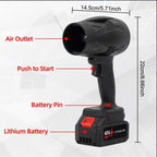 Cordless Turbo Jet Blower – 48V High-Speed Electric Air Duster with 2 Batteries