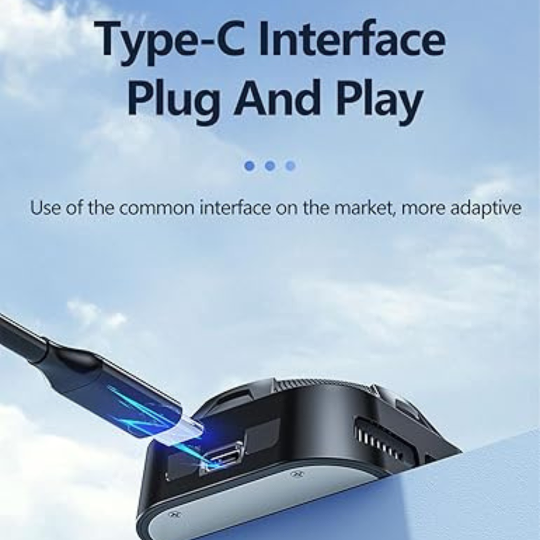 MagCool Pro™ Magnetic Semiconductor Phone Cooling Fan | RGB LED | Ultra-Quiet | Type-C Gaming Phone Cooler