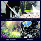 Cordless High Pressure Washer Gun | Double 48V Battery | Portable Car, Home Cleaning Machine