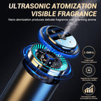 Smart Car Aroma Diffuser with Starry Sky Projector & 7-Color Ambient Light