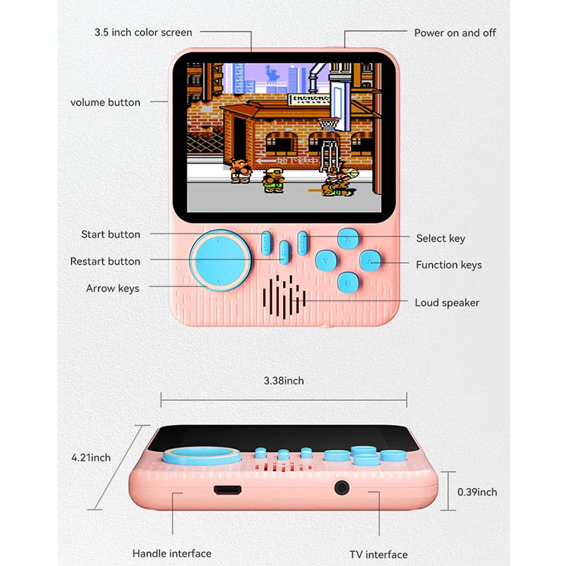 Retro Mini Game Console with Controller