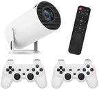 MiniBeam Pro™ Smart HD Wireless Projector with Dual Controllers | 720P HD | 180° Rotation | WiFi Home Theater
